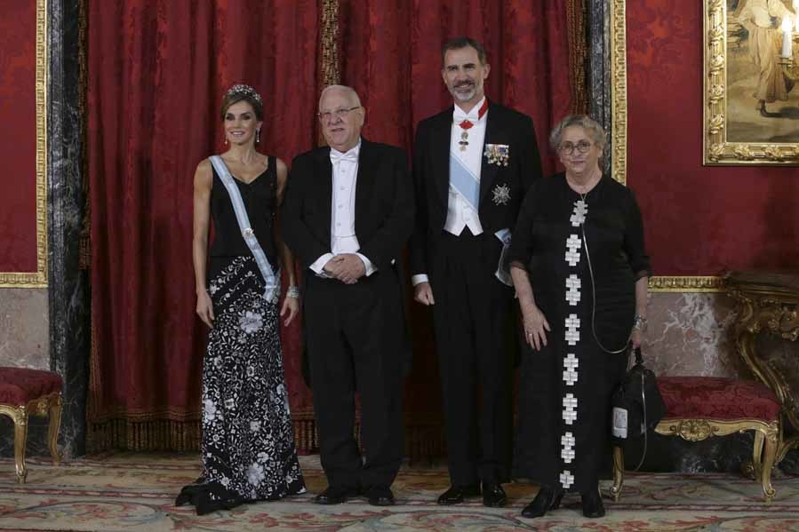 La cena de gala ha tenido lugar en el Palacio Real