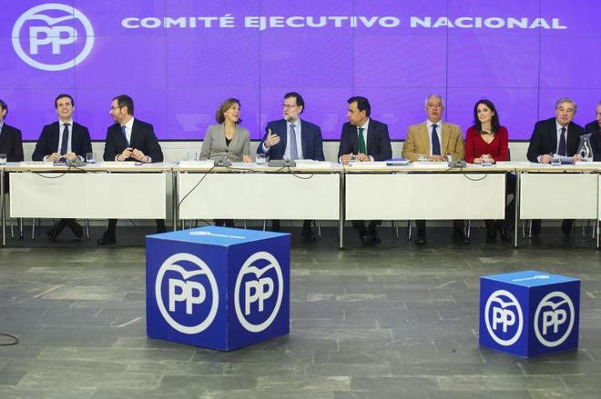 Reunin del Comit Ejecutivo Nacional del PP, presidido por Mariano...