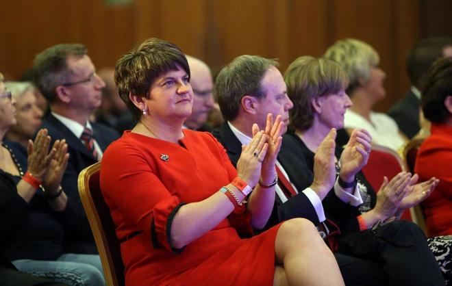 Arlene Foster, lder del Partido Unionista Democrtico