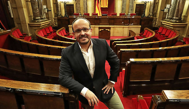 El diputado del PP en el Parlamento cataln, Alejandro Fernndez