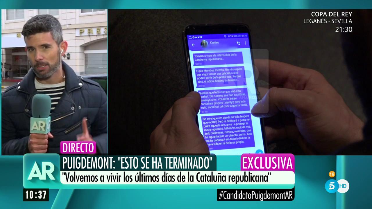 Luis Navarro, el reportero de Telecinco que capt los mensajes de...