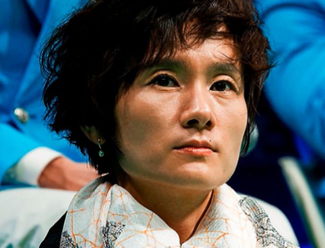 La ex jugadora de ping-pong Hyun Jung-hwa.