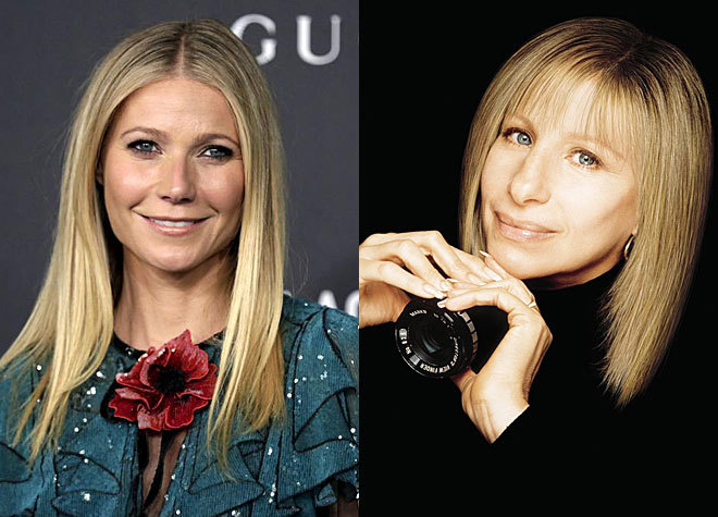 Gwyneth Paltrow y Barbra Streisand.