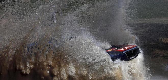 Loeb, durante su participacin en el Dakar&apos;16.