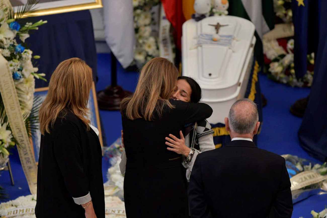 La presidenta andaluza da el psame a la madre del pequeo Gabriel