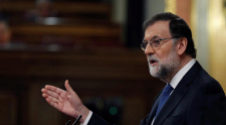 Mariano Rajoy, durante su intervencin este mircoles en el...