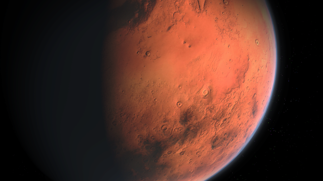 Vio un &quot;objeto muy brillante&quot;... y result ser el planeta Marte.