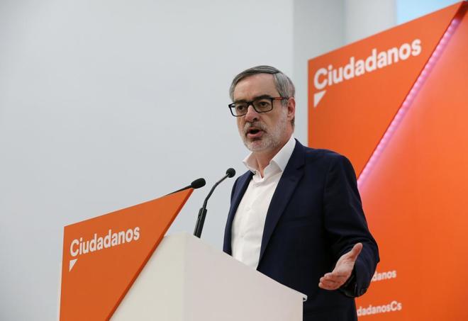 Jos Manuel Villegas, secretario general de Ciudadanos, en rueda de...