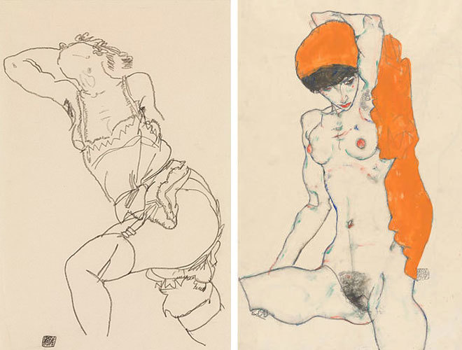 Schiele en el Met: "Advertencia: obra erótica realizada por un supuesto violador y acosador sexual"