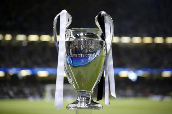 Imagen de la copa de la Champions League