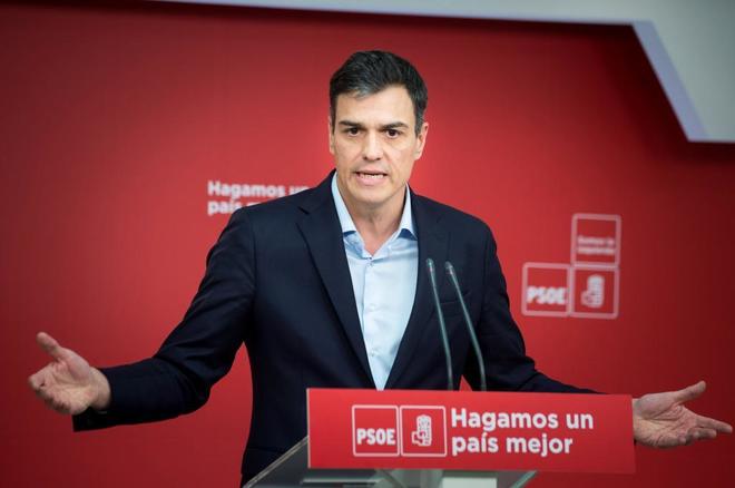 El secretario general del PSOE, Pedro Snchez