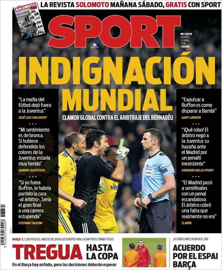 Portadas de diarios deportivos (13/04) | Más Deporte