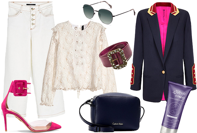 Look' del lunes: inspiración francesa en blanco y azul marino | Moda