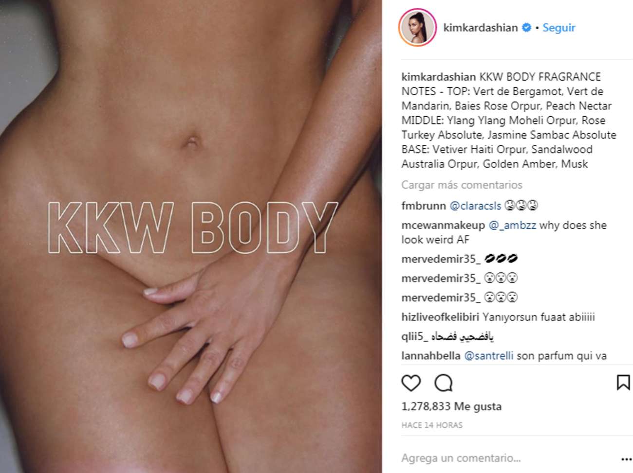 Kim Kardashian (37) ha compartido varias fotos en su perfil de...