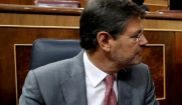 Rafael Catal, con Mariano Rajoy esta maana en el Congreso.