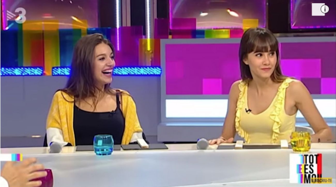 Aitana y Ana Guerra vistieron de amarillo en una entrevista en el...