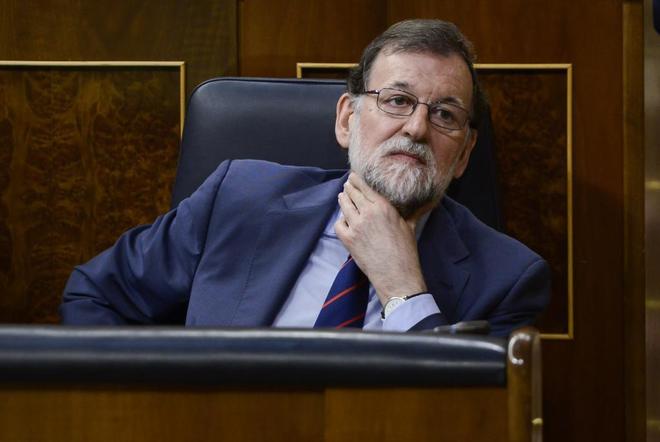 Mariano Rajoy en el Congreso de los Diputados.