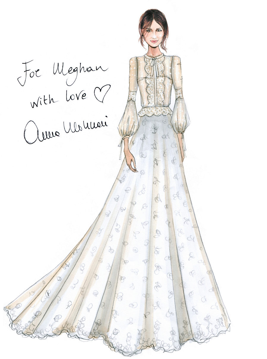 La diseadora de Blumarine, Anna Molinari, ha creado su vestido ideal...