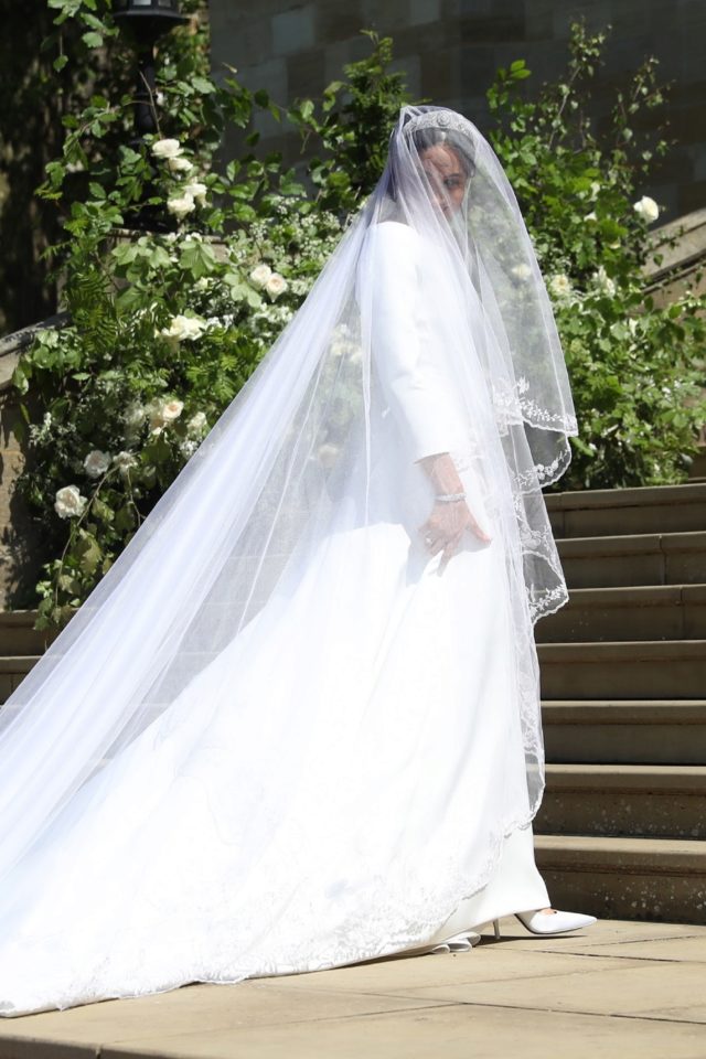 BODA MEGHAN MARKLE Y PRÍNCIPE HARRY: El vestido de novia de Meghan Markle y  las joyas | Moda