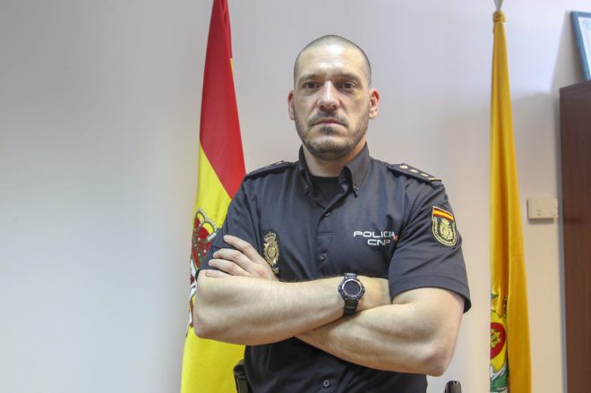 Luis Esteban, comisario jefe de la Policía Nacional en Algeciras