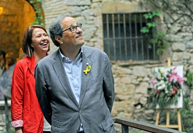 El presidente de la Generalitat de Catalua, Quim Torra