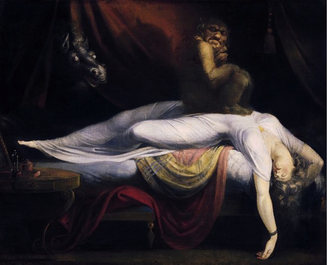 'La pesadilla' (1781) retrata ese momento angustioso del sueÃ±o.