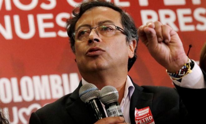Gustavo Petro, candidato de Colombia Humana.