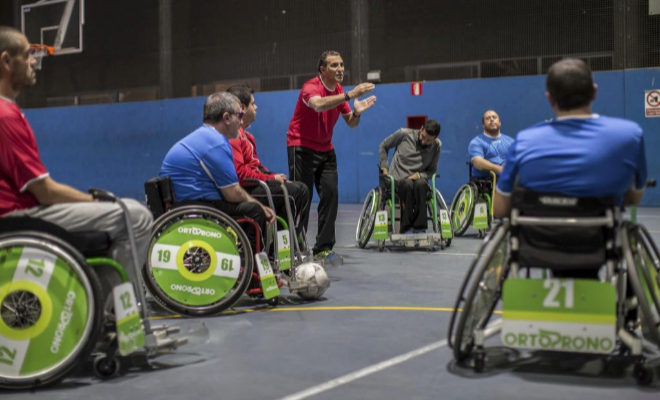 estrés estafa Cinemática A-ball presenta a nivel nacional la nueva modalidad de fútbol en silla de  ruedas | Más Deporte