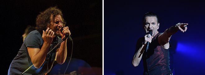 Pearl Jam y Depeche Mode son dos de los cabezas de cartel este año en...