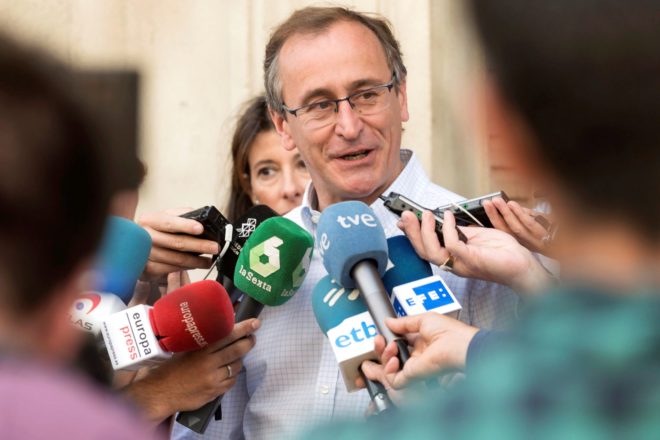 El lder del PP en Euskadi, Alfonso Alonso.
