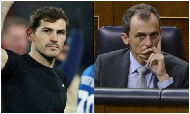 El futbolista Iker Casillas y el astronauta Pedro Duque se enfrentan...
