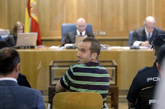 Garikoitz Aspiazu, Txeroki, durante un juicio en la Audiencia...