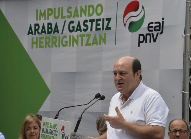 El presidente del PNV, Andoni Ortuzar