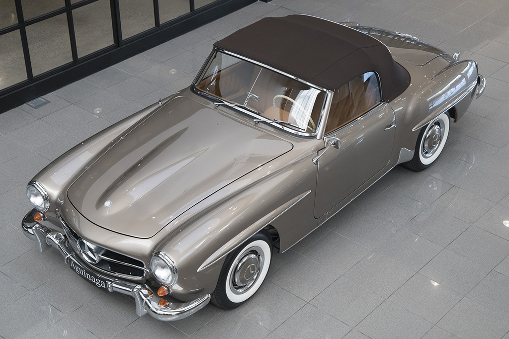 El 190 SL Roadster se fabric entre 1955 y 1963 con la vista puesta...