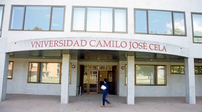 Fachada de la biblioteca de la Universidad Camilo Jos Cela. ubicada...