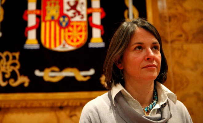 La alcaldesa de Torrelodones, Elena Biurrun.
