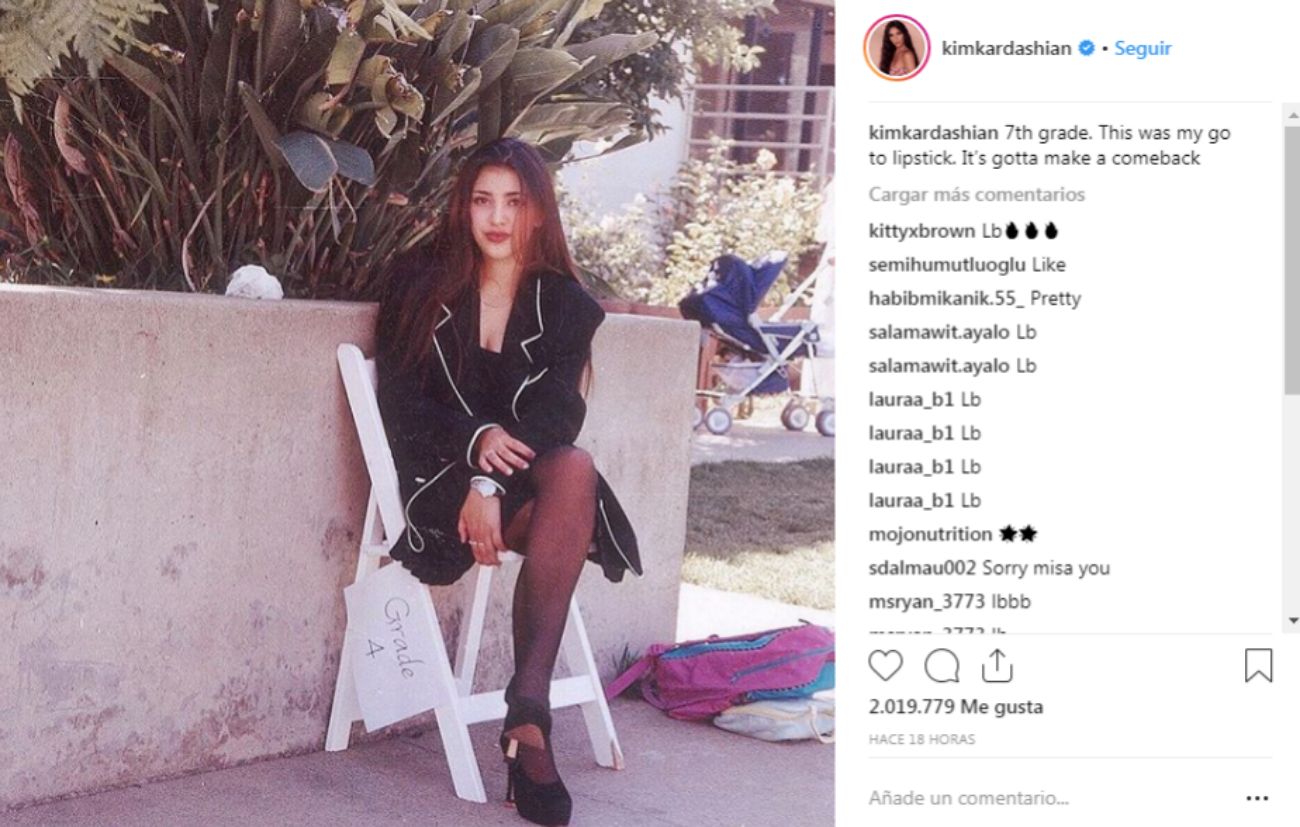 Kim Kardashian ha compartido en su perfil de Instagram una fotografa...