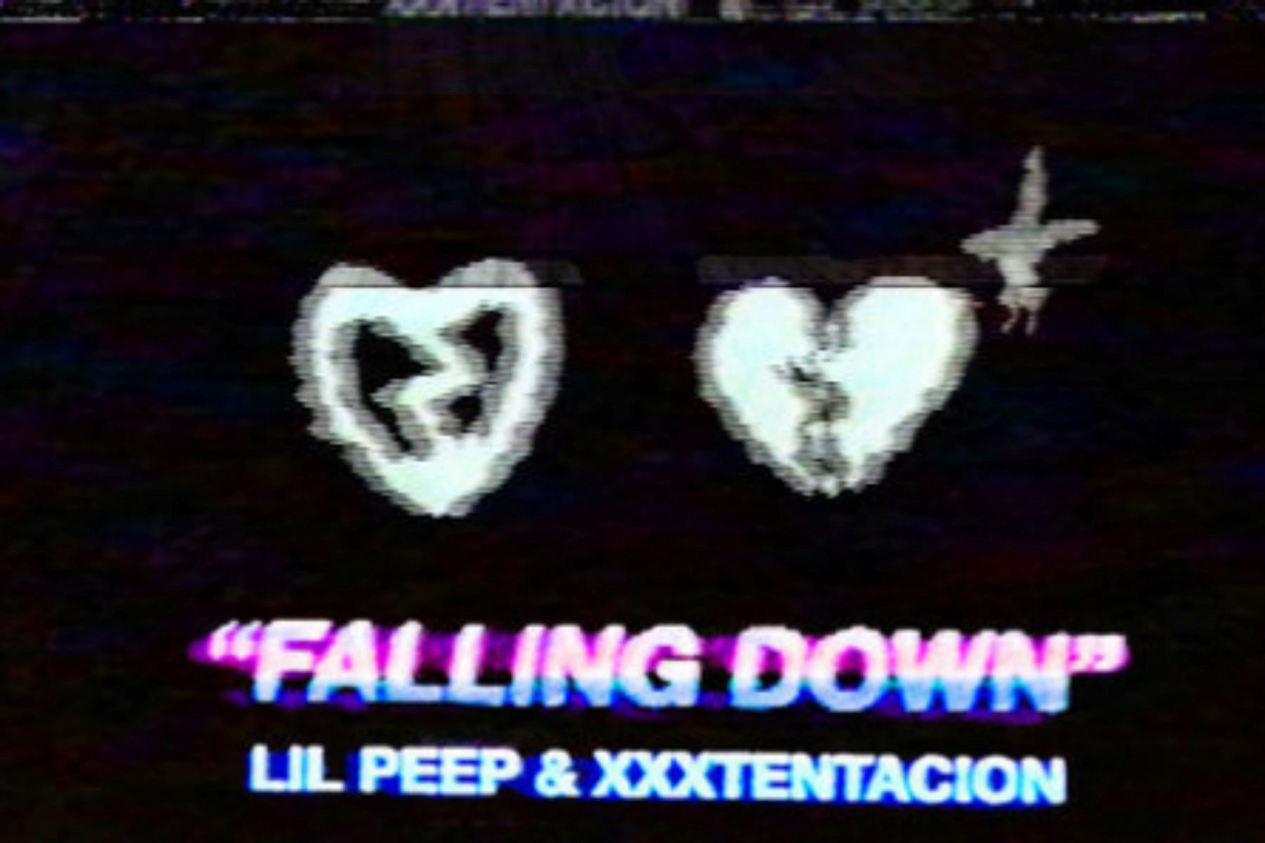 Portada de la cancin Falling down, de Lil Peep y XXXTentacion