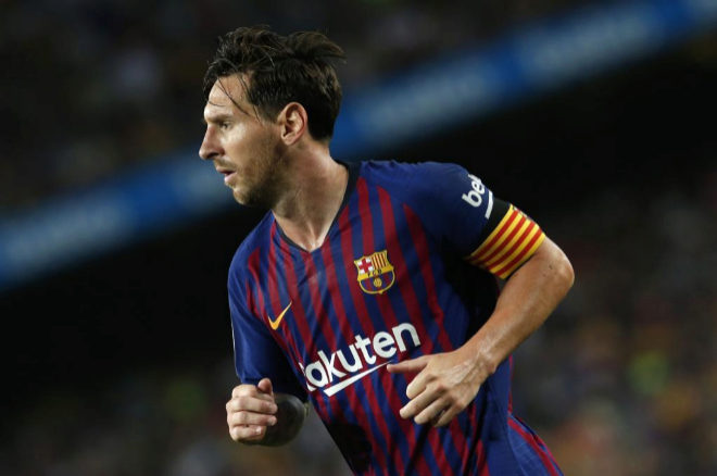 El jugador del FC Barcelona Leo Messi