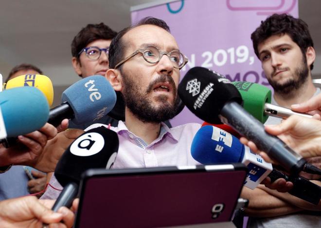 El secretario de Organizacin de Podemos, Pablo Echenique
