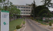 Entrada principal del Hospital Infanta Cristina de Badajoz