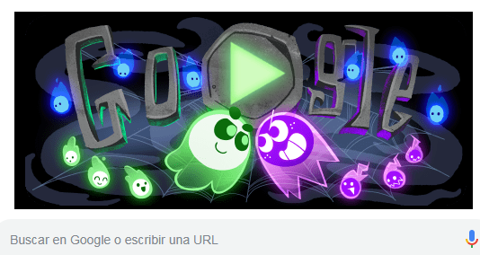 Celebra Halloween jungando con el doodle de Google | España