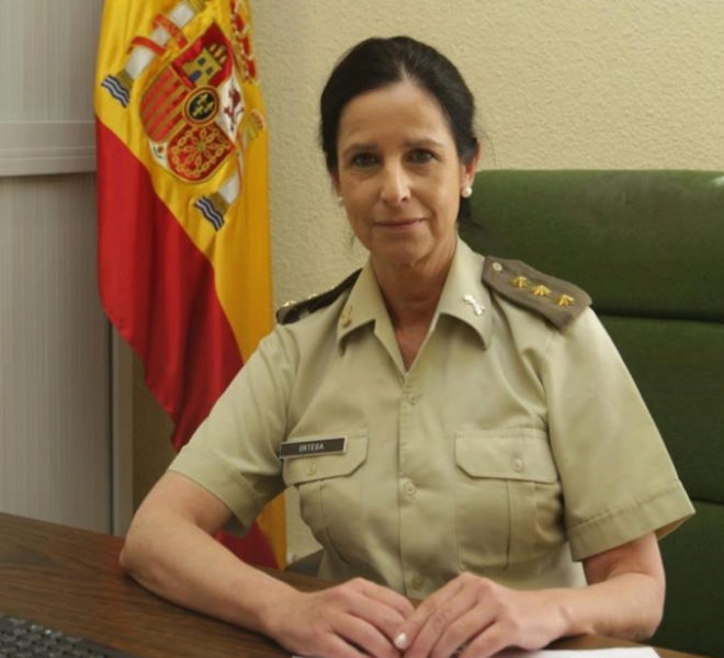 La coronel Patricia Ortega, en su despacho del Ejrcito de Tierra.