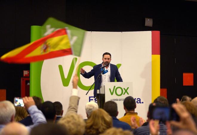 Santiago Abascal, lder de Vox.