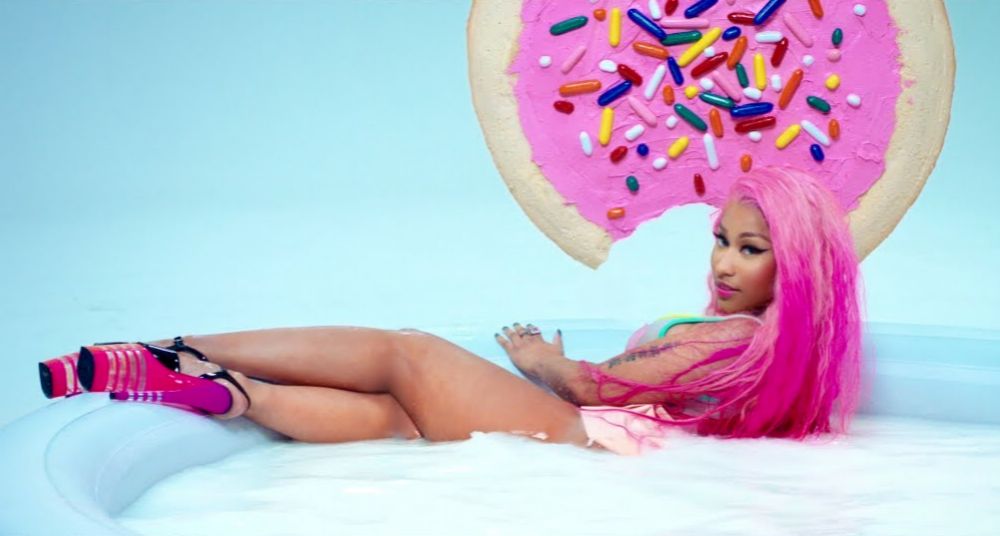 Nicki Minaj en el videoclip de Good form