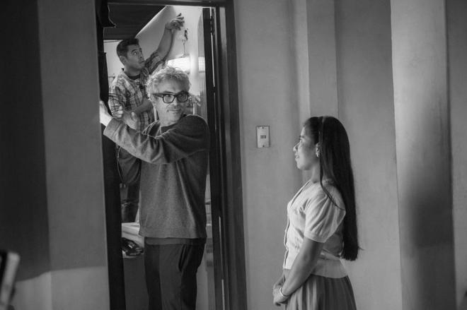 Rodaje de &apos;Roma&apos;, de Alfonso Cuarn, con la protagonista Yalitza...