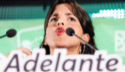 La candidata a la presidencia por Adelante Andaluca, Teresa...