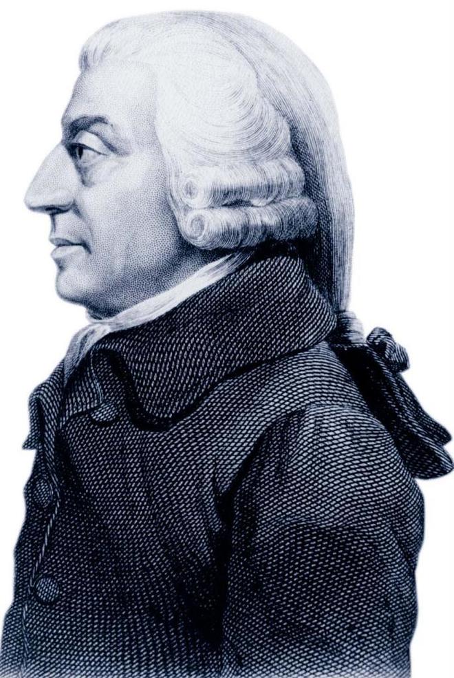 Ilustracin del filsofo escocs Adam Smith.
