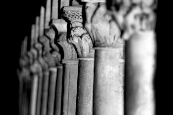 Detalle de una columnata de Silos.