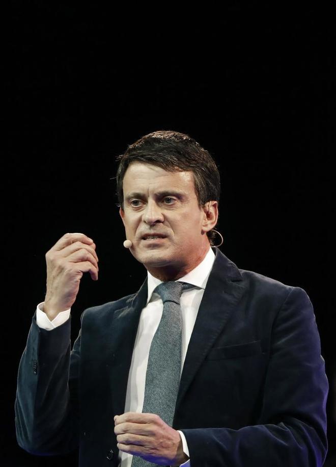 El ex primer ministro francés Manuel Valls.